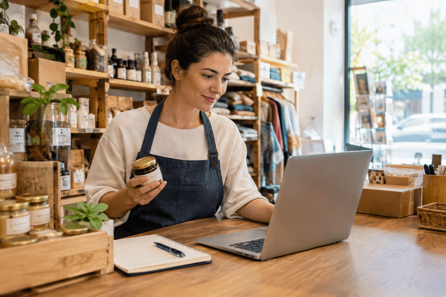 Escena de comercio local relacionada con Cómo mostrar los productos de tu tienda en Google: qué publicar primero y cómo mantener el catálogo
